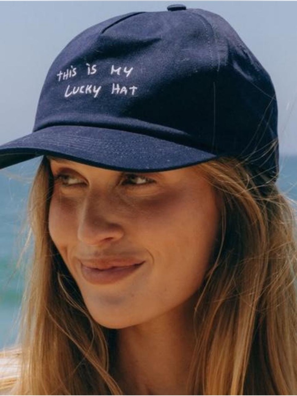 Daily Drills This Is My Lucky Hat Navy Baseball Cap